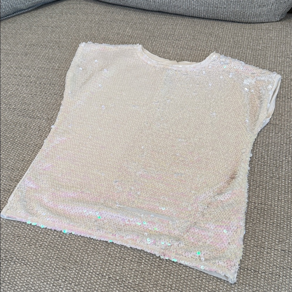 Zara Girls Sequine Top
